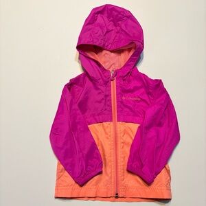 Columbia Toddler Girl Hooded Jacket 12–18 Months Pink & Coral